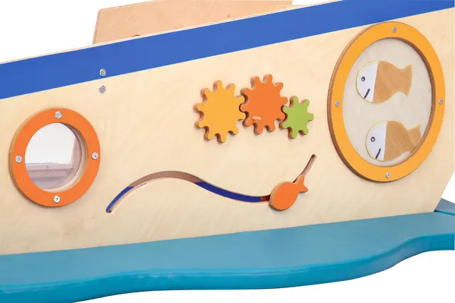 Lekebåt med madrasser B168 x D80 x H66 cm 