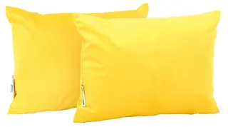 Rektangulær pute gul B40 x D16 x H30 cm, 2 stk