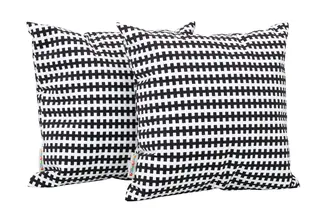 Kvadrat pute mønstret B40 x D15 x H40 cm, 2 stk