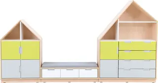 Quadro møbelsett 157 B313 x D60 x H167 cm