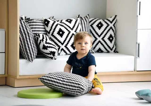 Kvadrat pute diamant B40 x D15 x H40 cm, 2 stk 