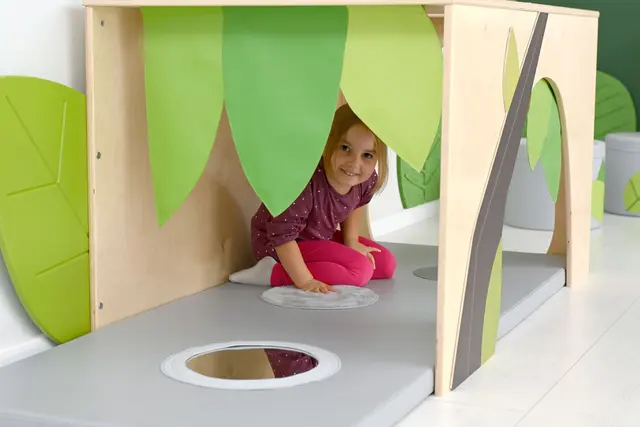 Flora sansehule B190/136 x D75 x H75cm 