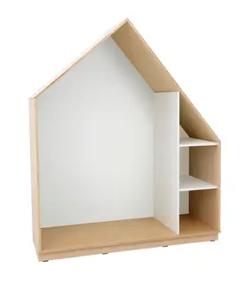 Quadro lesehus hvit B155 x D60 x H186 cm