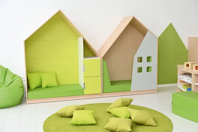 Quadro lesehus limegrønn B155 x D60 x H186 cm 