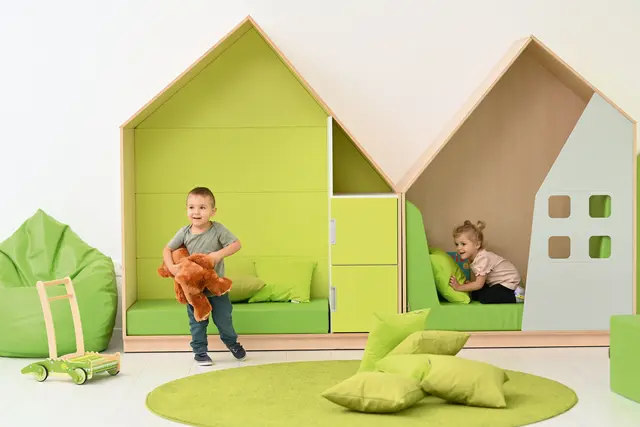 Quadro lesehus limegrønn B155 x D60 x H186 cm 