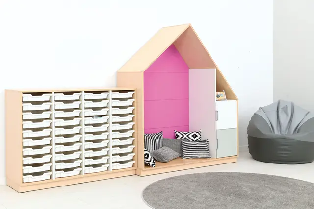 Quadro lesehus rosa B155 x D60 x H186 cm 