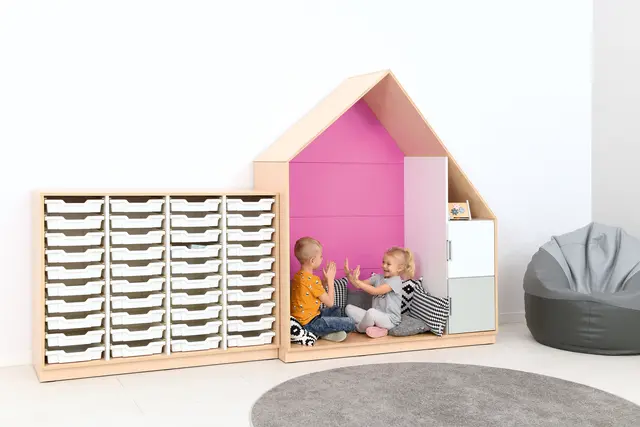 Quadro lesehus rosa B155 x D60 x H186 cm 