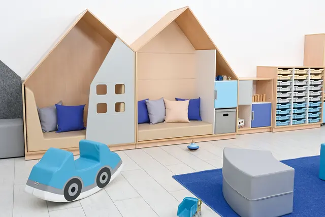 Quadro lesehus beige B155 x D60 x H186 cm 