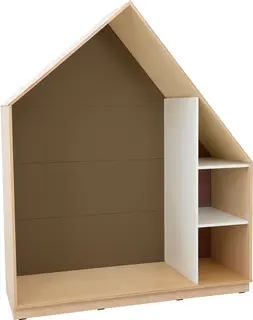Quadro lesehus brun B155 x D60 x H186 cm