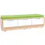 Quadro benk med madrass limegrønn B117 x D42 x H31 cm