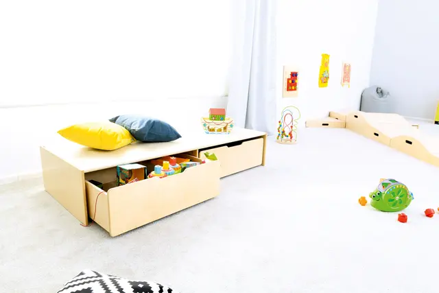 Akustikk lekepodie B159 x D66 x H31 cm 