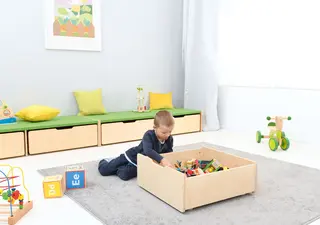 Skuff til lekepodie 2 stk B75 x D62 x H26 cm