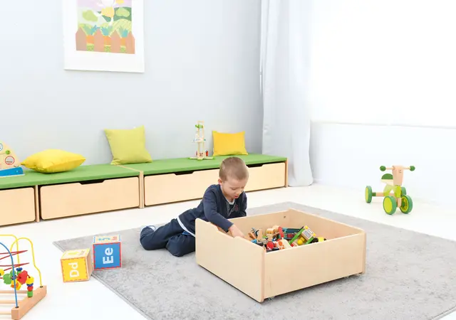 Skuff til lekepodie 2 stk B75 x D62 x H26 cm 