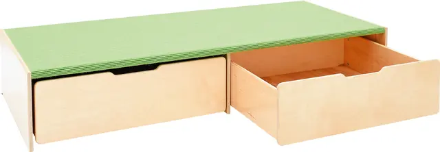 Skuff til lekepodie 2 stk B75 x D62 x H26 cm 