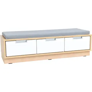Quadro benk med madrass B117 x D42 x H31 cm