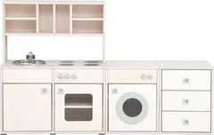 Bianca lekekj&#248;kken set 3 uten sokkel B160 x D40 x H100 cm