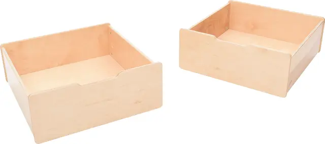 Skuff til lekepodie 2 stk B62 x D62 x H26 cm 