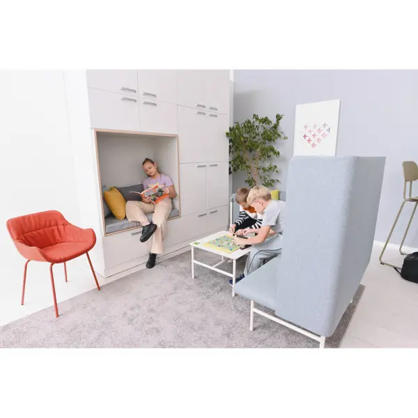 Zen skapseksjon med lesehule B216 x D50/52 x H259 cm 