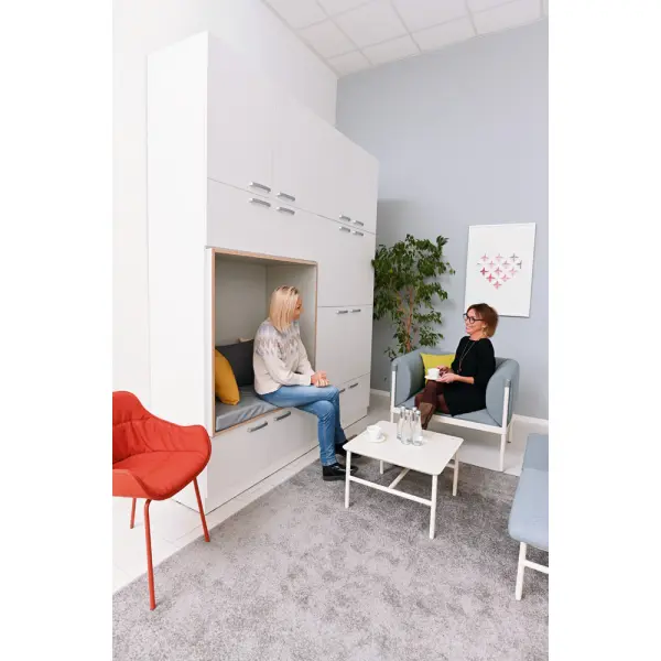 Zen skapseksjon med lesehule B216 x D50/52 x H259 cm 