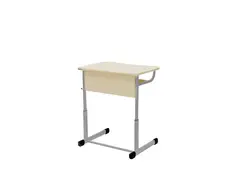 Enga justerbart elevbord lys grå B70 x D52 x H64-81 cm