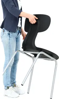 Ergo stol mørk grå Sittehøyde 46 cm