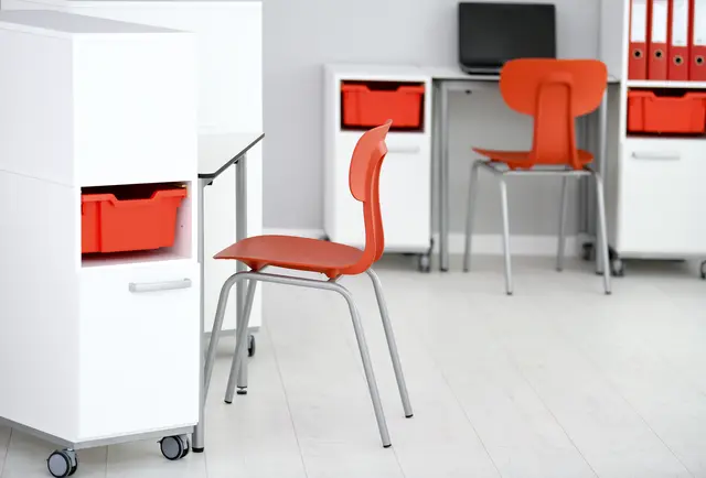 Ergo stol oransje Sittehøyde 46 cm 