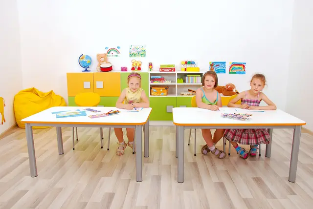 Colores stol junior gul Sittehøyde H30 cm 