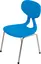 Colores stol blå Sittehøyde H42 cm 
