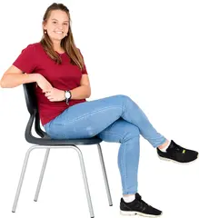 Colores stol gr&#229; Sitteh&#248;yde H42 cm