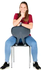 Colores stol gr&#229; Sitteh&#248;yde H46 cm