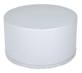 Sittepuff lys grå Ø80 x H45 cm