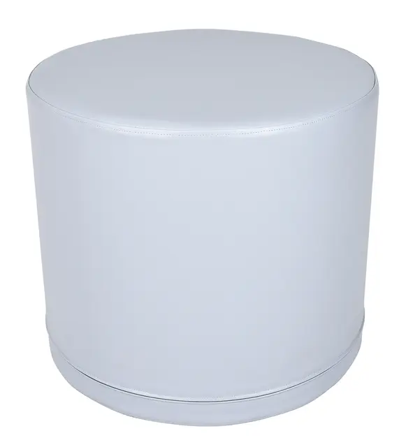 Sittepuff lys grå Ø50 x H45 cm 