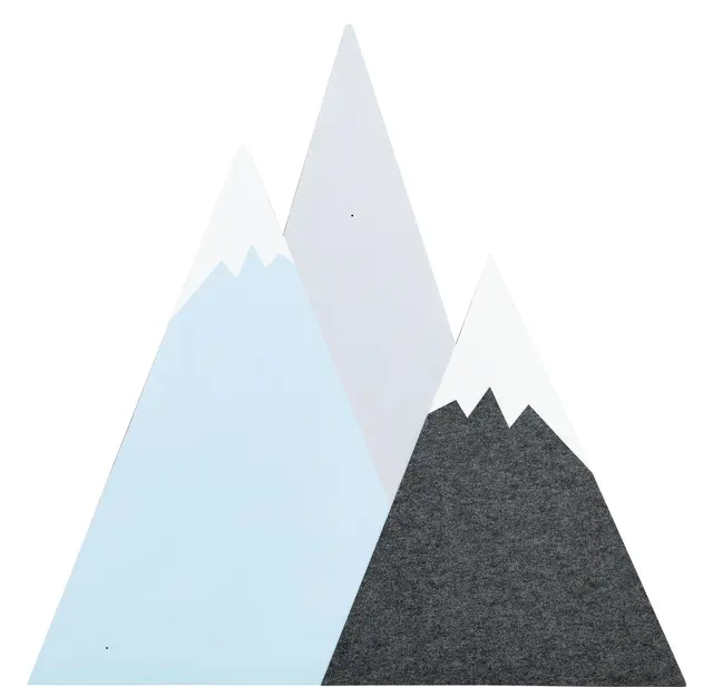 Fjell veggdekorasjon B120 x H120 cm 