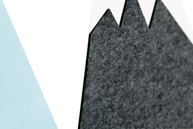 Fjell veggdekorasjon B120 x H120 cm 