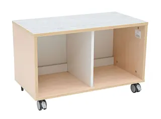 Quadro S akustikkreol med hjul 2 rom B80 x D42 x H50 cm