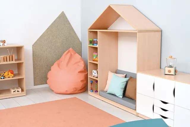 Quadro sittesekk lakserosa Ø60 x H80 cm 