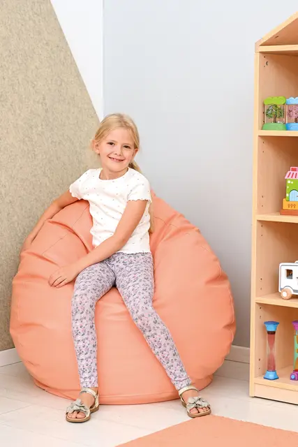 Quadro sittesekk lakserosa Ø60 x H80 cm 