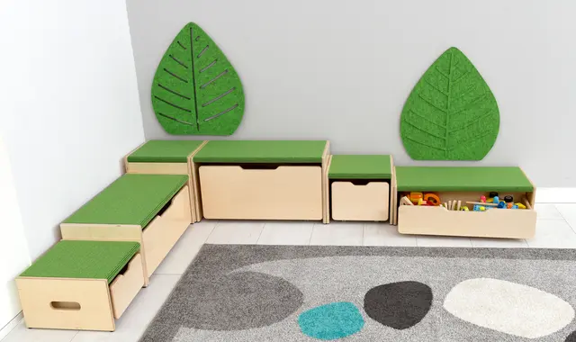 Skuff til lekepodie S B64 x D33 x H18 cm 