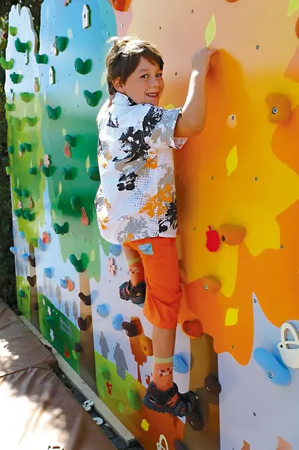 Klatrevegger årstider sett B466 x D2 x H246 cm 