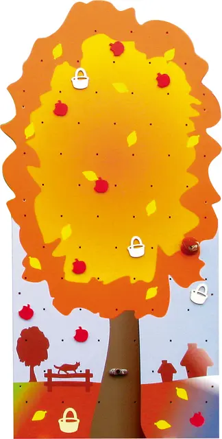 Klatrevegg høst B123 x D2 x H246 cm 