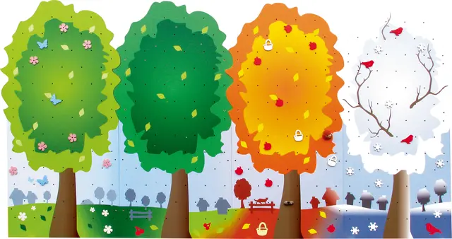 Klatrevegg vinter B123 x D2 x H246 cm 