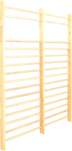 Ribbevegg dobbel B180 x H256 cm 