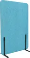 Skjermvegg turkis B100 x D2 x H150 cm