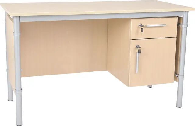 Henrik lærerbord Bjørk B130 x D60 x H76 cm 