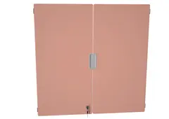 Quadro låsbare dører lakserosa B37 x H74 cm, 1 par til 4-roms skap 180°