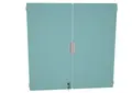 Quadro l&#229;sbare d&#248;rer pastell turkis B37 x H74 cm, 1 par til 4-roms skap 180&#176;