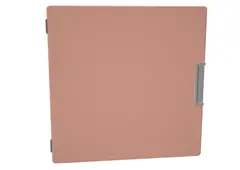 Quadro liten dør skillevegg lakserosa B37 x H37 cm, 180°