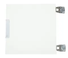 Quadro liten d&#248;r til yttervegg hvit B37 x H37 cm, 180&#176;