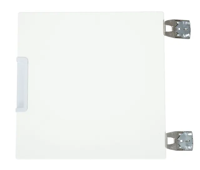 Quadro liten dør til yttervegg hvit B37 x H37 cm, 180° 