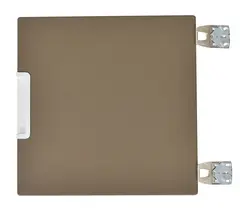 Quadro liten d&#248;r til yttervegg brun B37 x H37 cm, 180&#176;